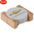 Chevrolet Stone Coaster Set with Gold Bowtie