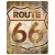 Route 66 Grunge Vintage Sign