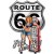 Route 66 Pin Up Sign 12 x 18